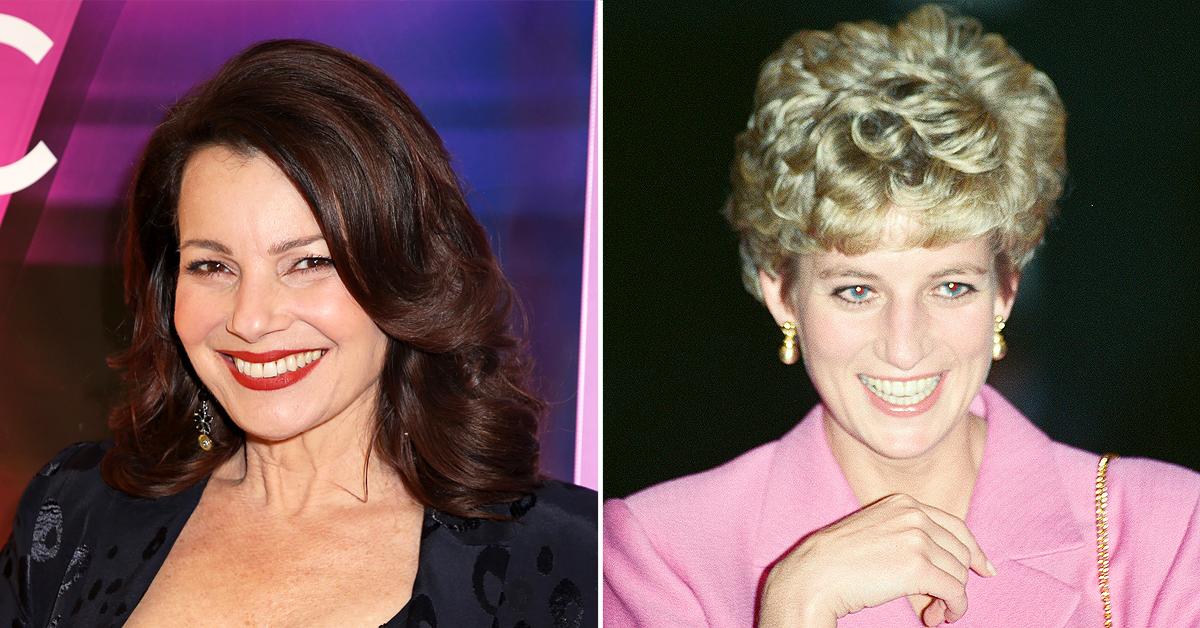 comedian fran drescher recalls making princess diana laugh worst dressed fashion list