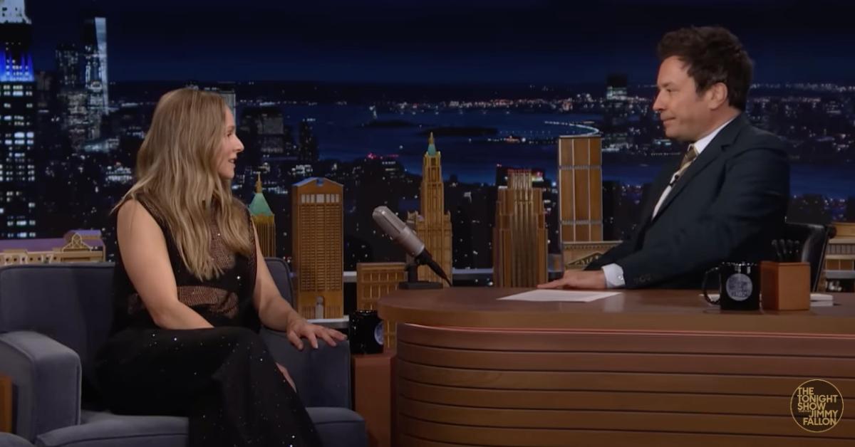 Photo of Kristen Bell didn't mention her and Dax Shepard's controversy while appearing on 'The Tonight Show Starring Jimmy Fallon.'