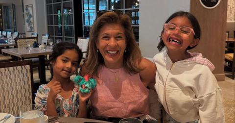 Photo of Hoda Kotb and her daughters