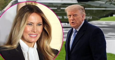 Composite photo of Melania Trump and Donald Trump.