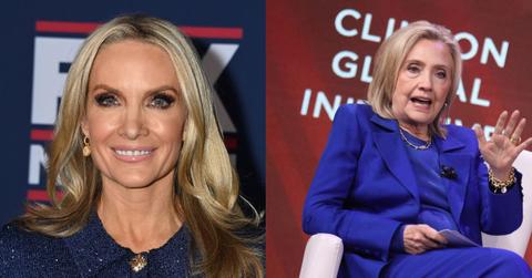 Photo of Dana Perino and Hillary Clinton