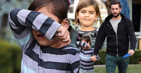 scott disick mason spend time together