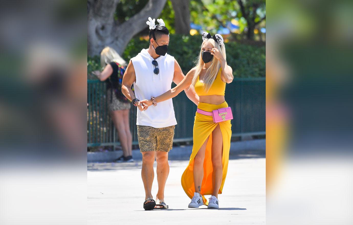 Courtney Stodden, Fiancé Chris Sheng Spend The Day At Disneyland