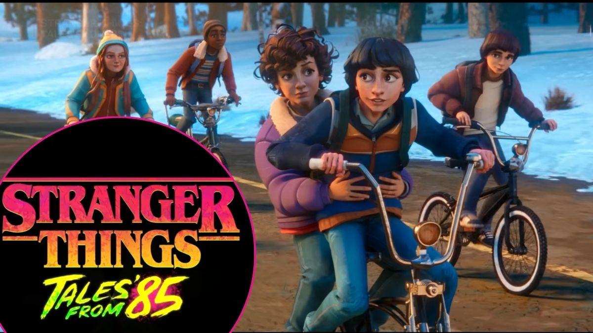 Composite photo of 'Stranger Things: Tales From ’85.'