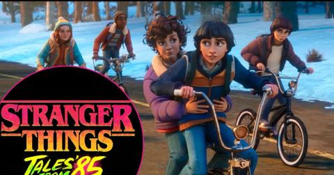 Composite photo of 'Stranger Things: Tales From ’85.'