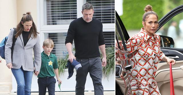 ben affleck jennifer garner reunite again cozy outing tension jennifer lopez