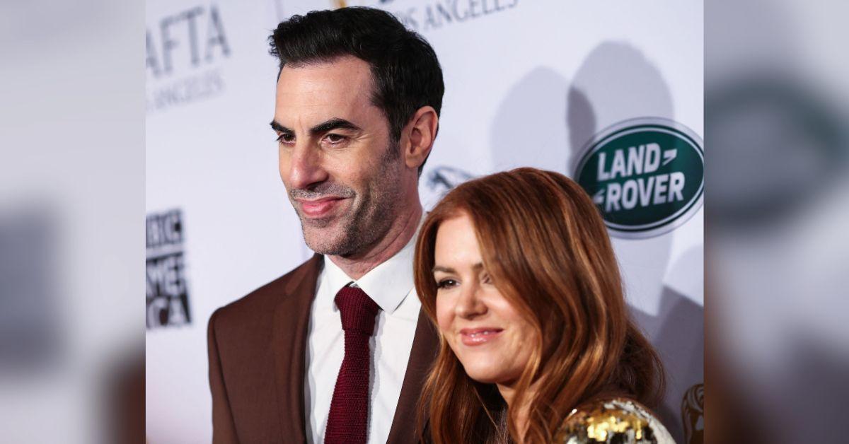 Image of Isla Fisher was previously married to Sacha Baron Cohen.