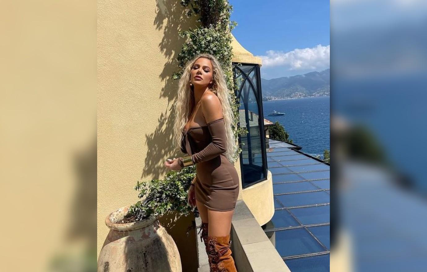 khloe kardashian pics kourtney travis wedding festivities