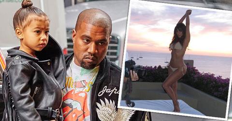 Kanye west accuses kim kardashian ditching their kids HERO