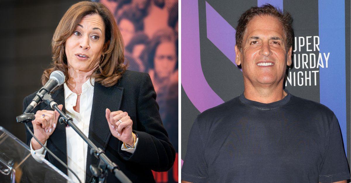 Photo of Kamala Harris and Mark Cuban