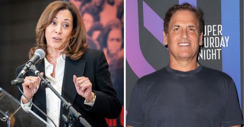 Photo of Kamala Harris and Mark Cuban