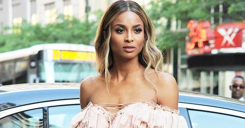 Ciara wears a Roberto Cavalli dress to the CFDA Awards in NYC