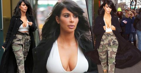 Kim kardashian revealing outfit nyc 20