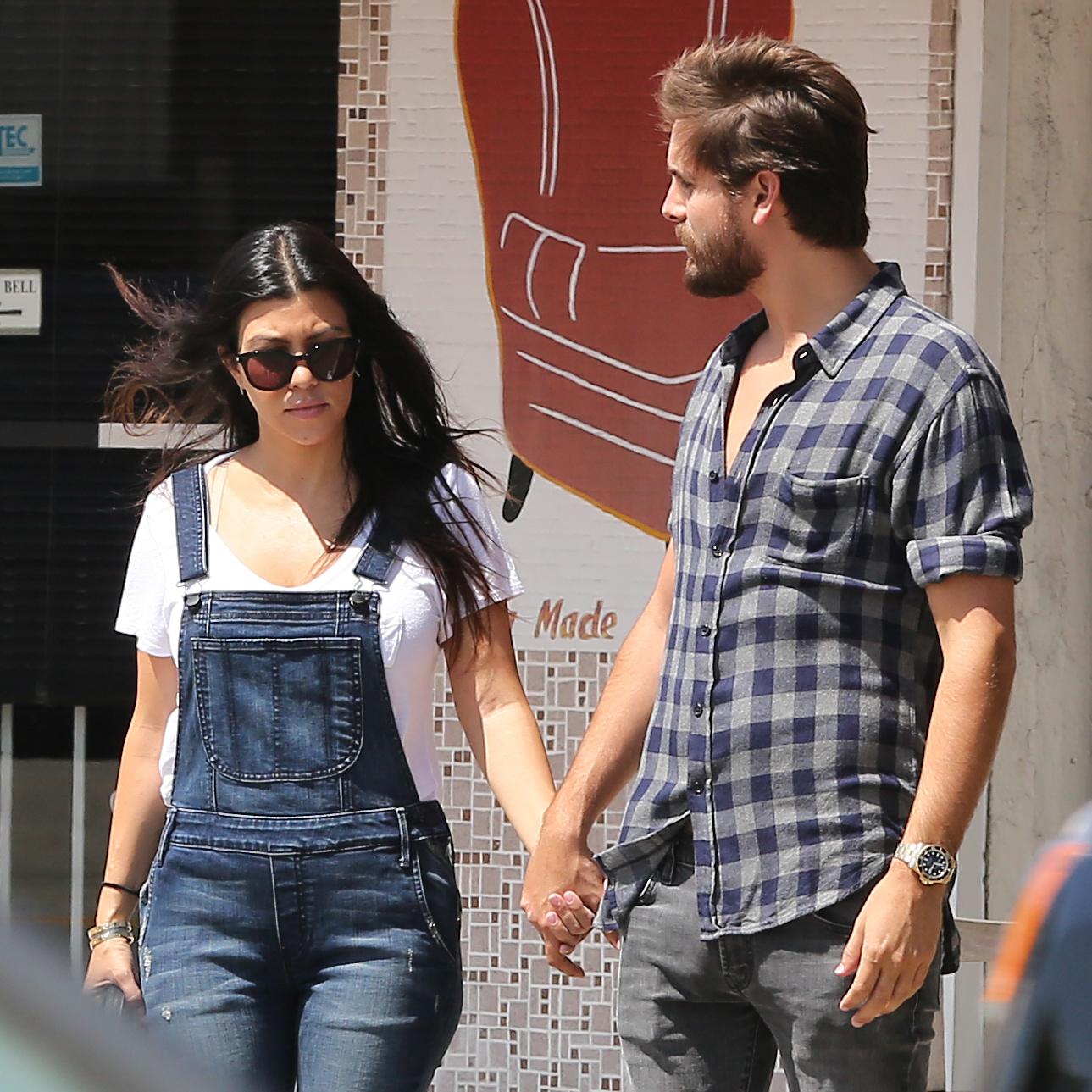 Kourtney Kardashian and Scott Disick go furniture shopping