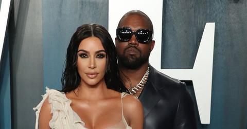 Kim Kardashian And Kanye West On Red Carpet