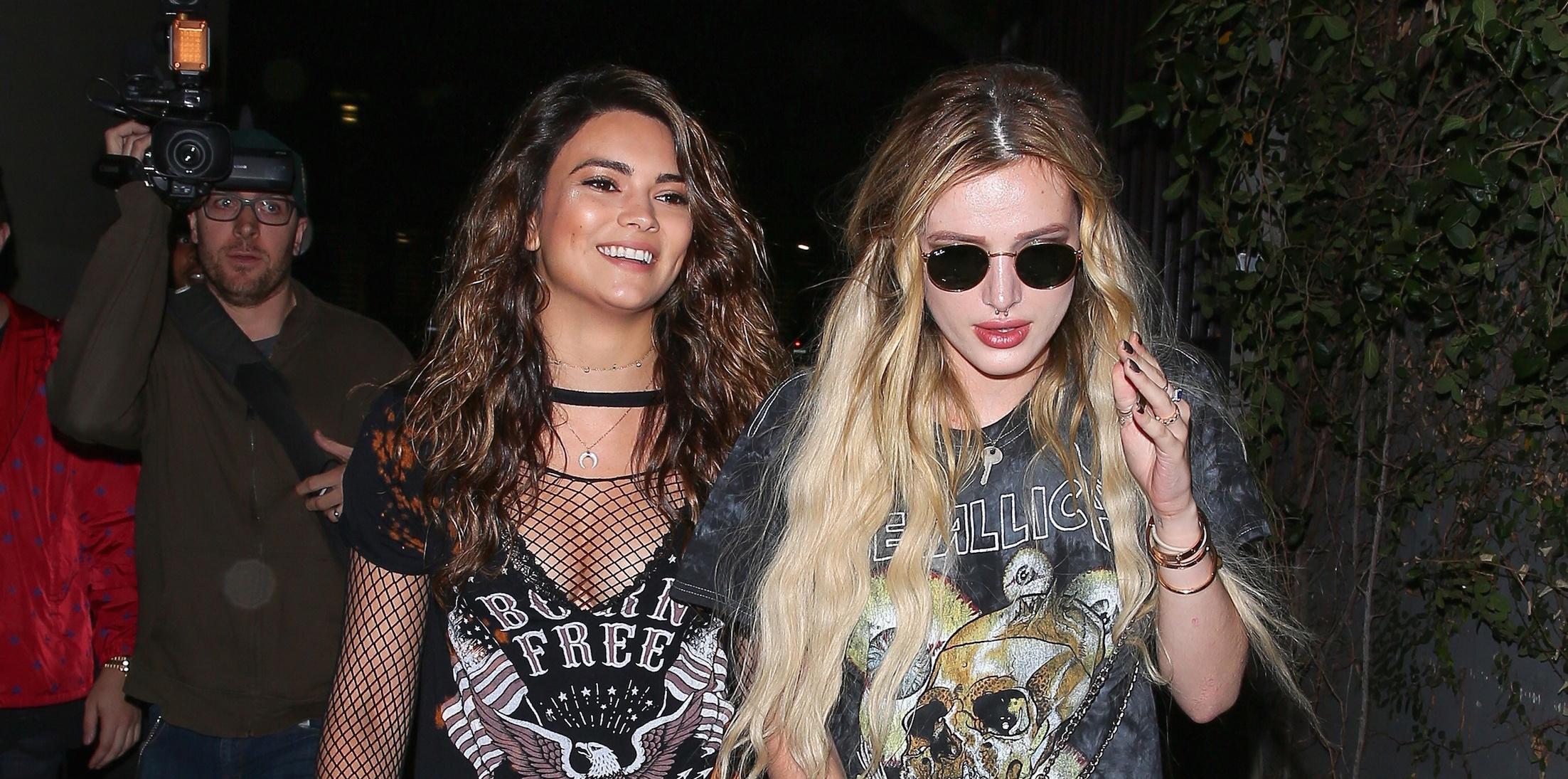 Bella Thorne Has A Girls Night Out At Peppermint Club In LA