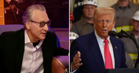 photo of Bill Maher and Donald Trump