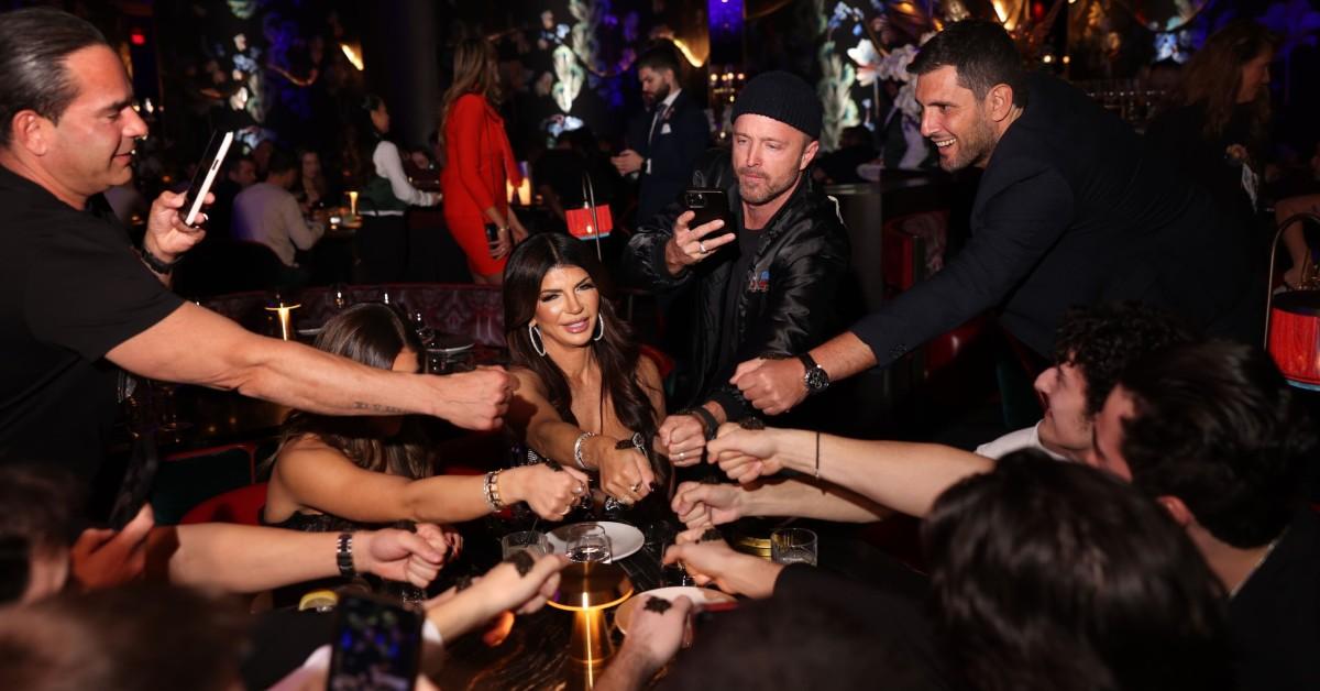 aaron paul teresa giudice friends caviar bumps