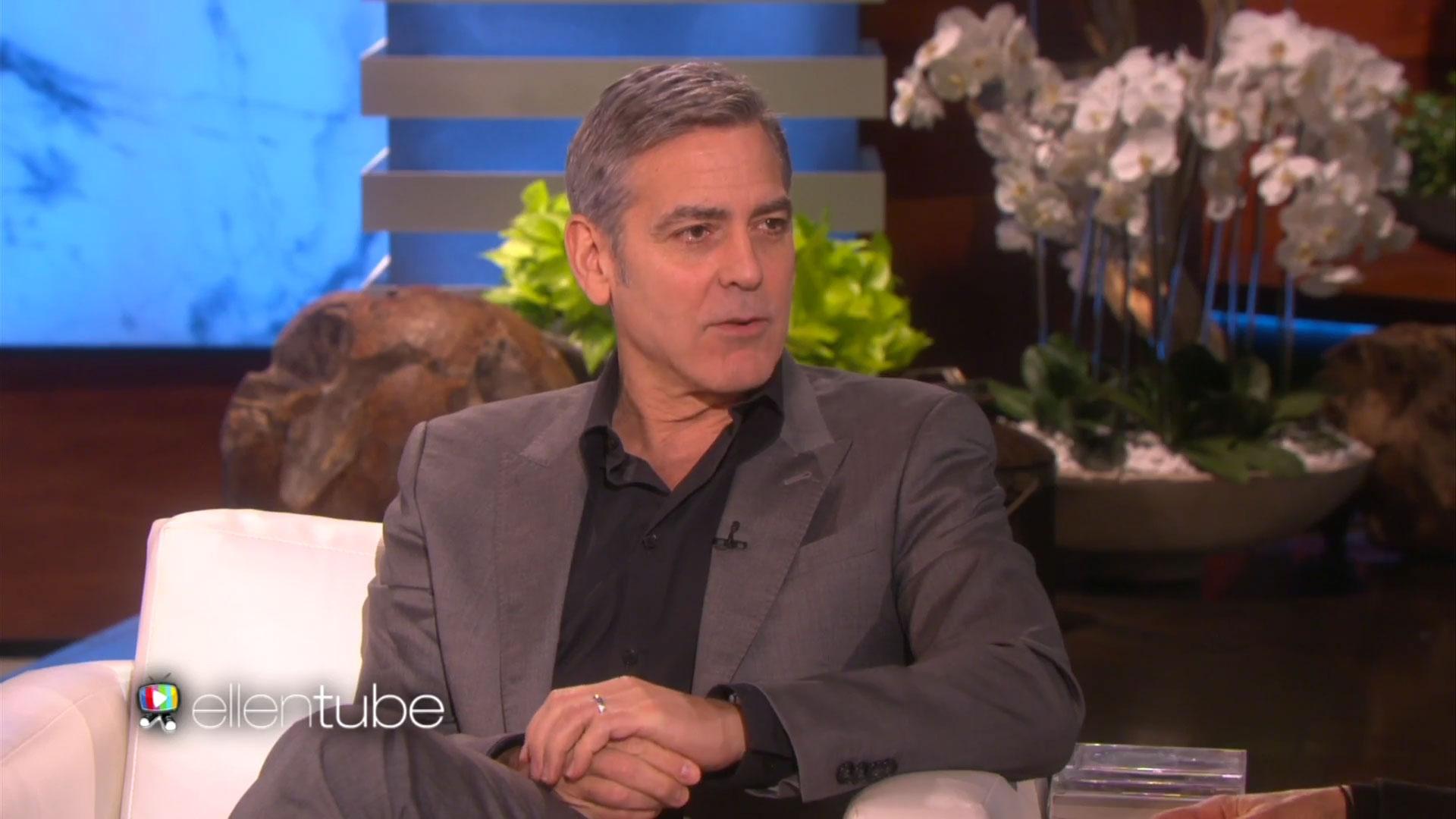 George clooney rihanna ellen degeneres show game