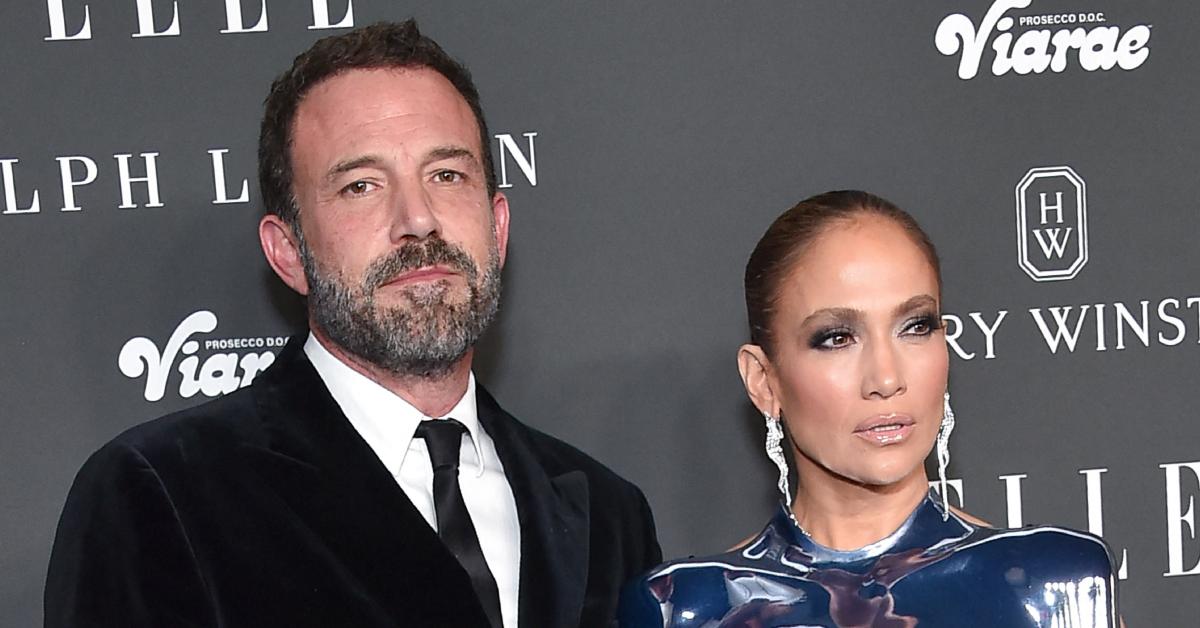 Photo of Ben Affleck and Jennifer Lopez.