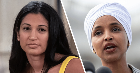 Image of Katie Miller and Ilhan Omar