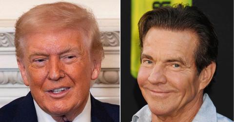 Image of Dennis Quaid called Donald Trump his 'favorite president of the 21st century.'