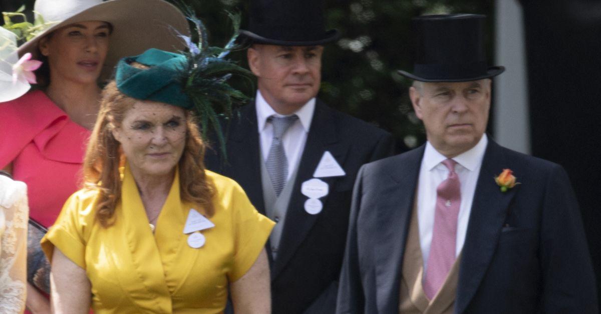 image of Sarah Ferguson and Andrew divorced in 1996.