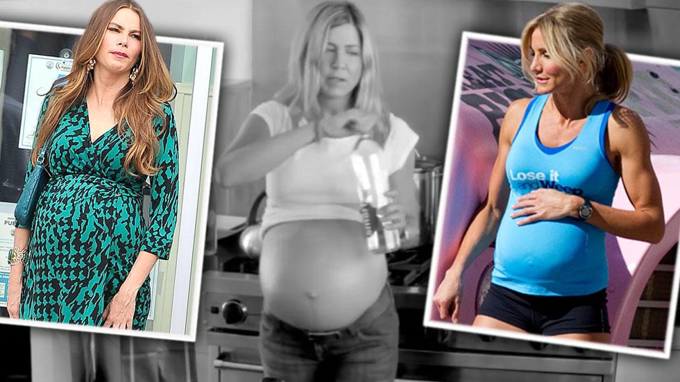 Celebrity fake baby bumps 02