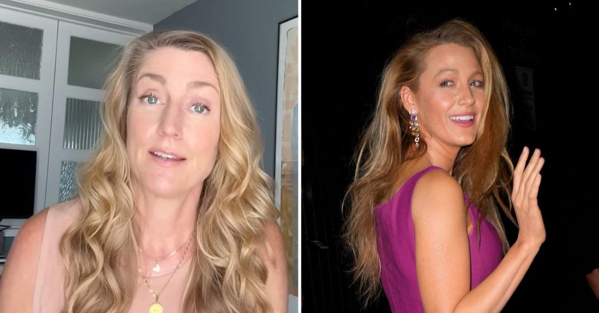 Photo of Kjersti Flaa and a picture of Blake Lively