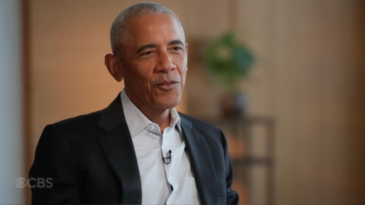 image of Barack Obama told Stephen Colbert he would know if the government was hiding extraterrestrials.