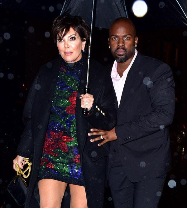 Kris jenner engaged engagement ring diamond 05 GETTY