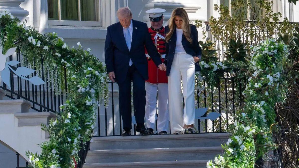 image of melania and Donald Trump