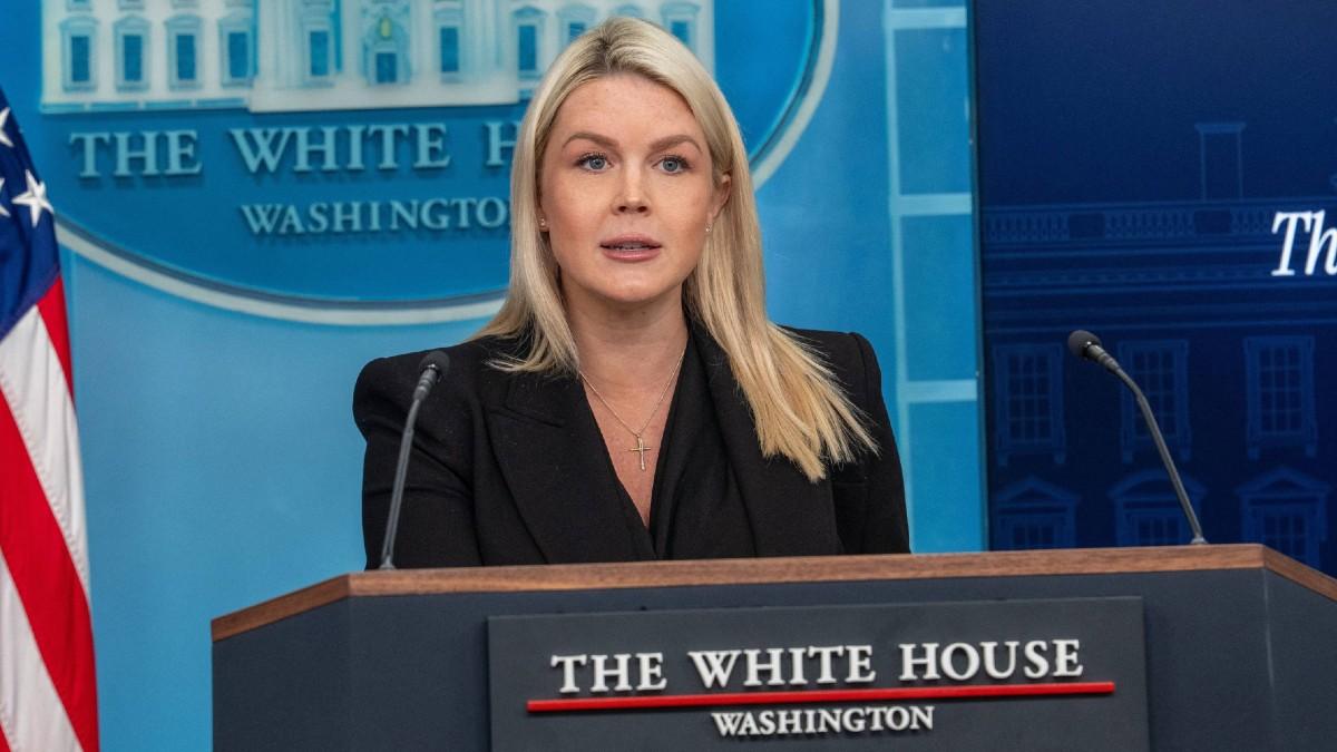 image of Karoline Leavitt was supposed to take maternity leave on April 24. 