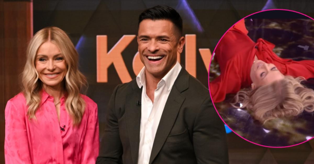 Photo of Kelly Ripa and Mark Consuelos.