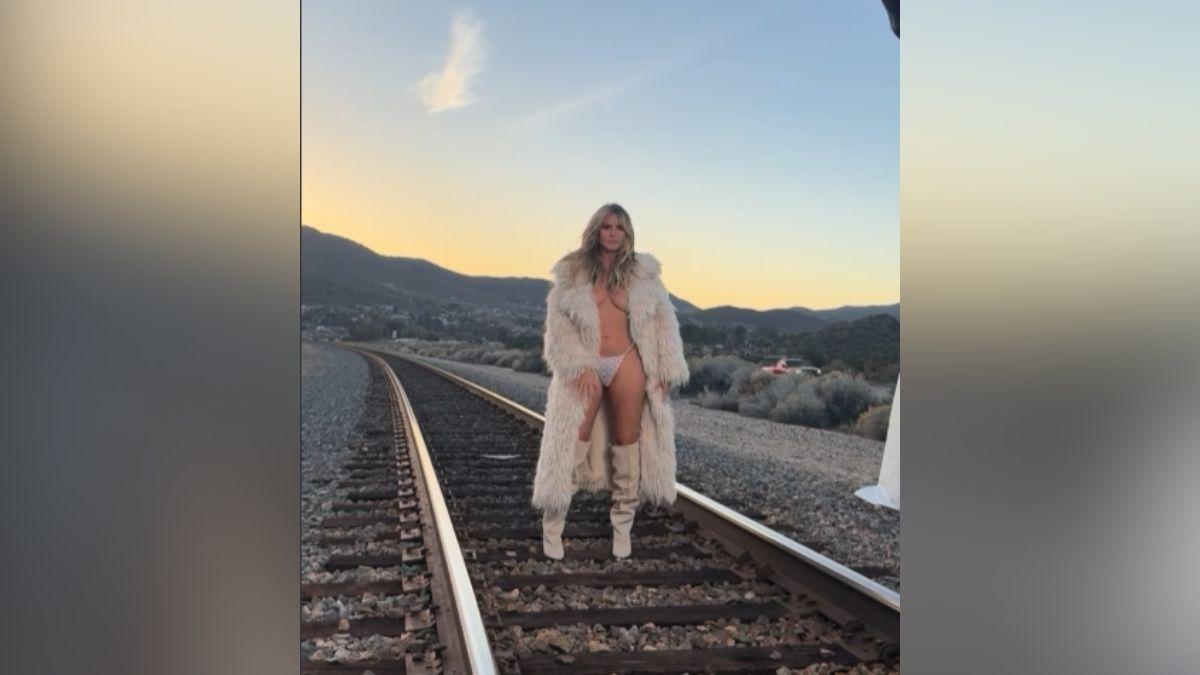 image of Heidi Klum teased a new song with Diplo.