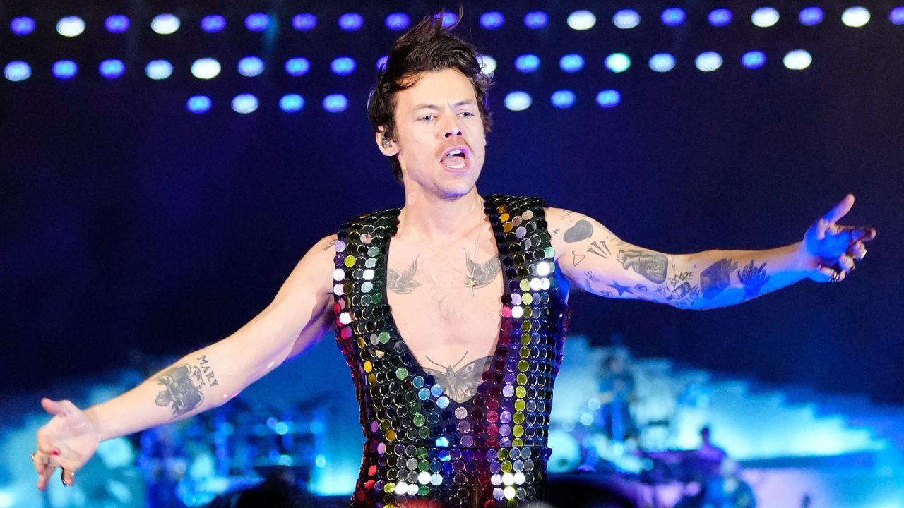 Image of Harry Styles returned to the stage in 2026 in support of his latest album, 'Kiss All the Time. Disco, Occasionally.'