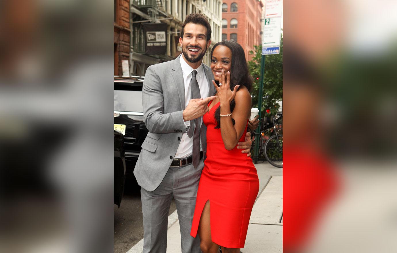 Bachelorette Rachel Lindsay and Fiance Bryan Abasolo at BUILD Series