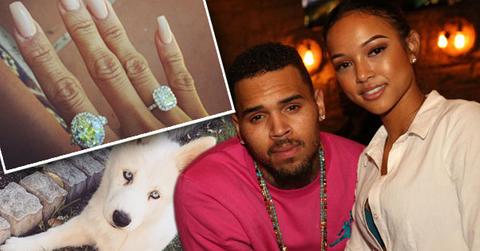 Chris brown engagement