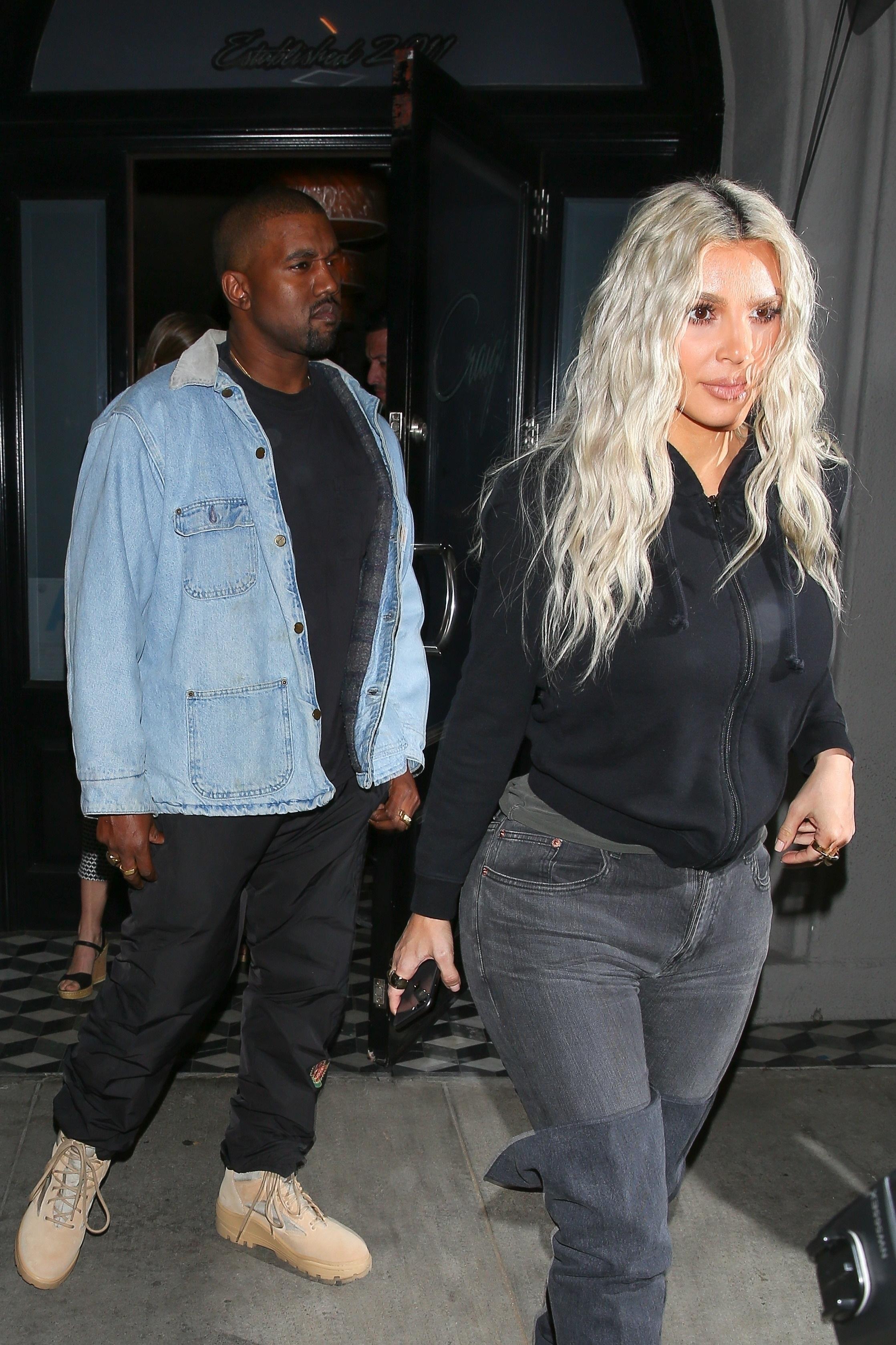 Kim Kardashian and Kanye West have a dinner date to kick off the weekend