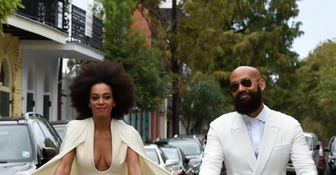 INF – Solange Knowles and her fiance Alan Ferguson ride bicycles all the way to their wedding at the Marigny Opera House in New Orleans