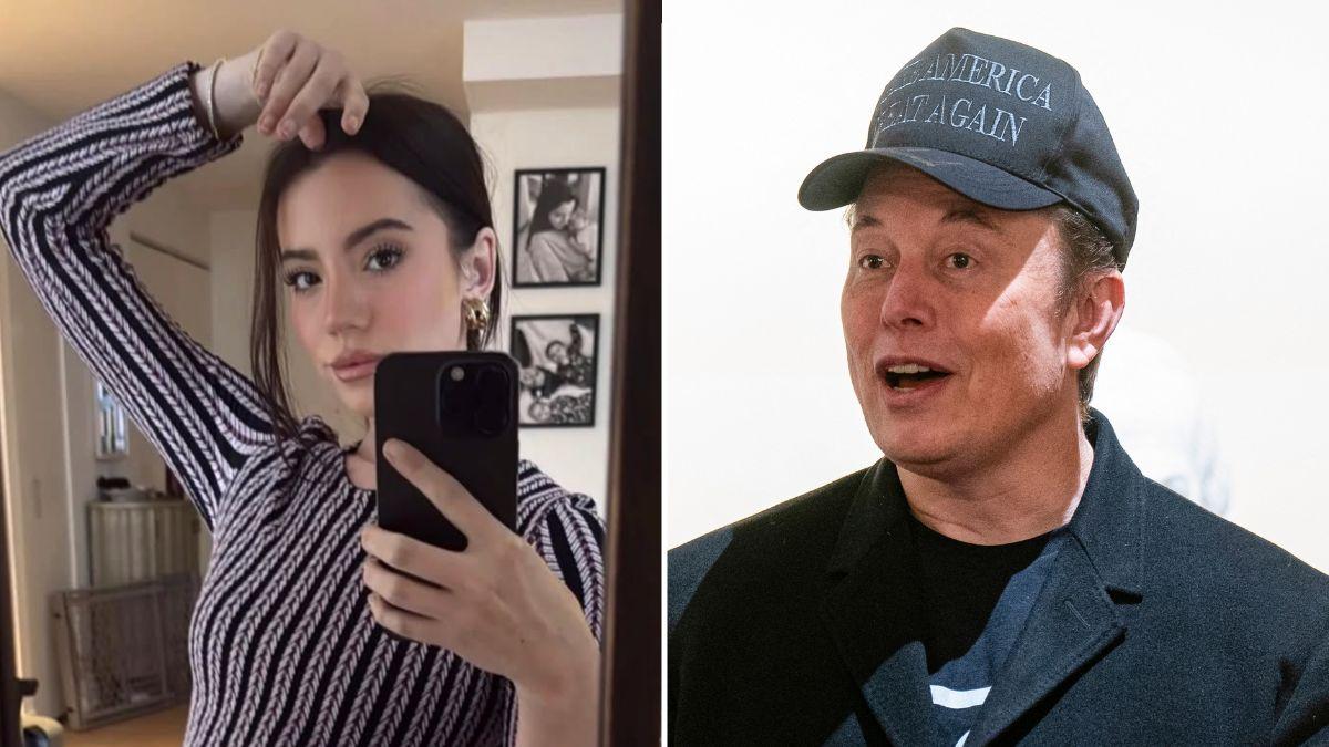 Photo of Ashley St. Clair and Elon Musk.