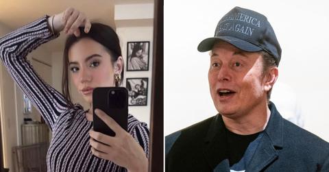 Photo of Ashley St. Clair and Elon Musk.