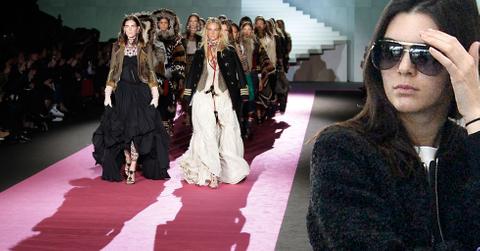 Kendall jenner sick misses milan fashion week