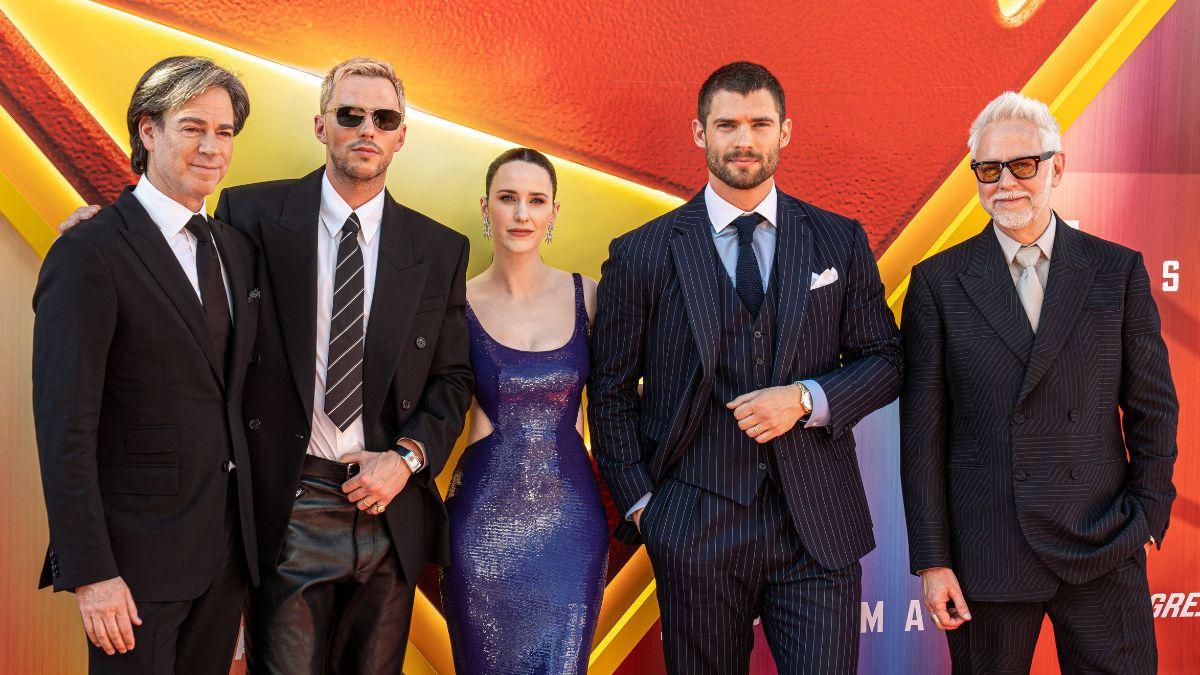 Image of Milly Alcock was joined by fellow DC stars Rachel Brosnahan, Nicholas Hoult and more.