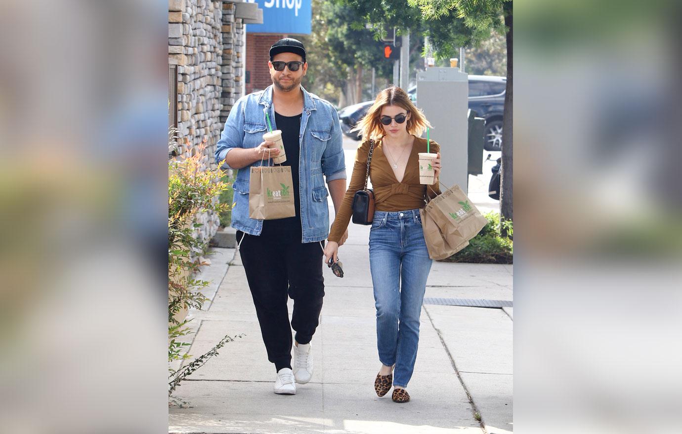 Lucy walking with friend