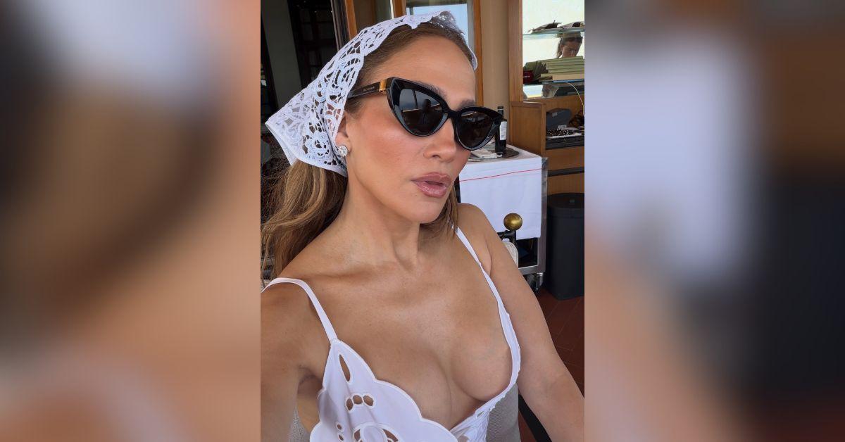 image of The actress previously made headlines at Wimbledon after wearing a dramatic Ralph Lauren floppy hat.