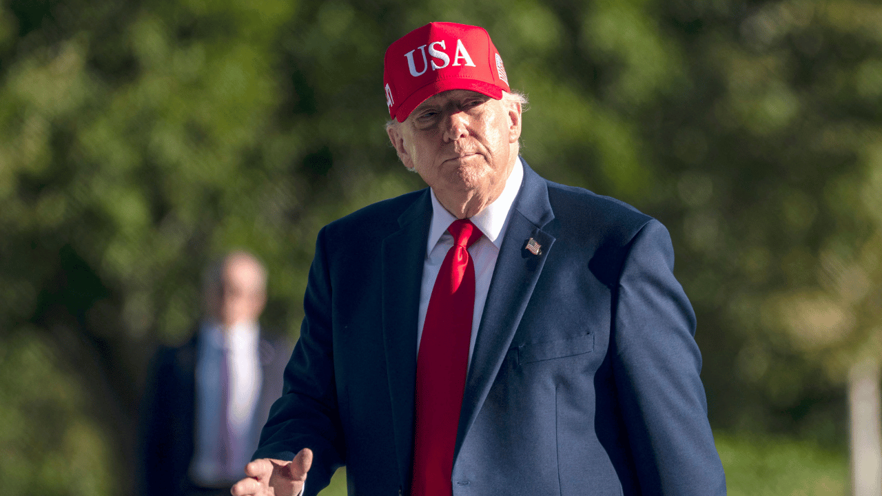 Image of Donald Trump's claims of high approval and a good economy have been debunked by multiple polls.