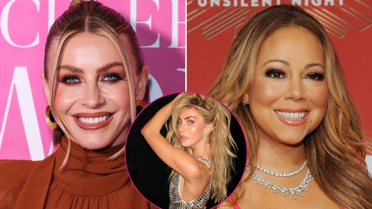 Split of Julianne Hough; Mariah Carey.