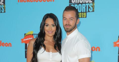 Nikki Bella And Artem Chigvintsev On Red Carpet