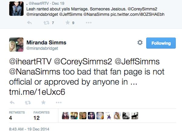 Miranda simms twitter